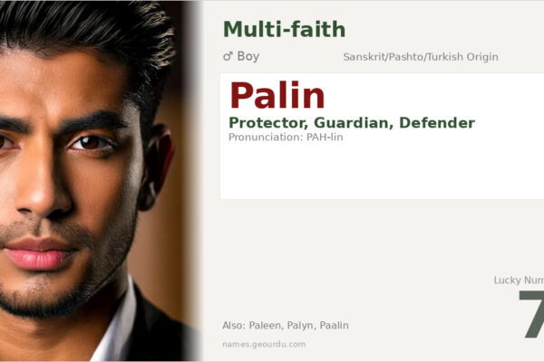 Palin Name Meaning — Origin, Gender & Details (2025)