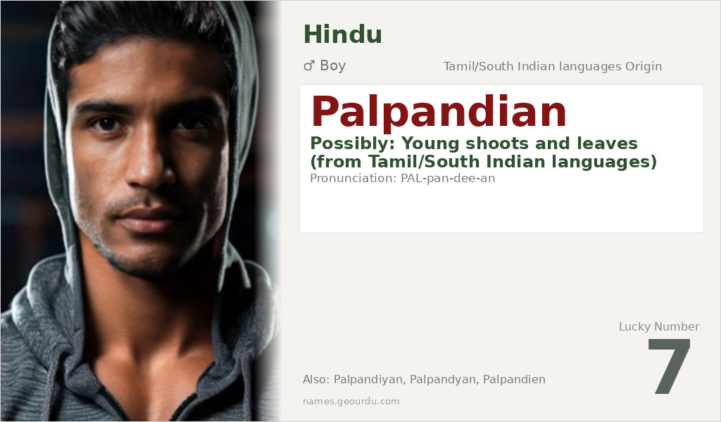 Palpandian Name Meaning and Details