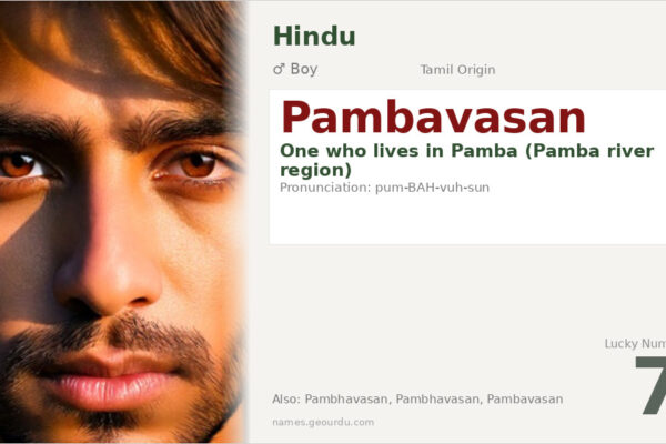 Pambavasan Name Meaning — Tamil Origin, Hindu Boy Name & Details (2025)