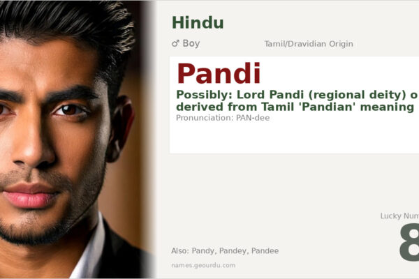 Pandi Name Meaning — Tamil Origin, Boy Name & Details (2025)