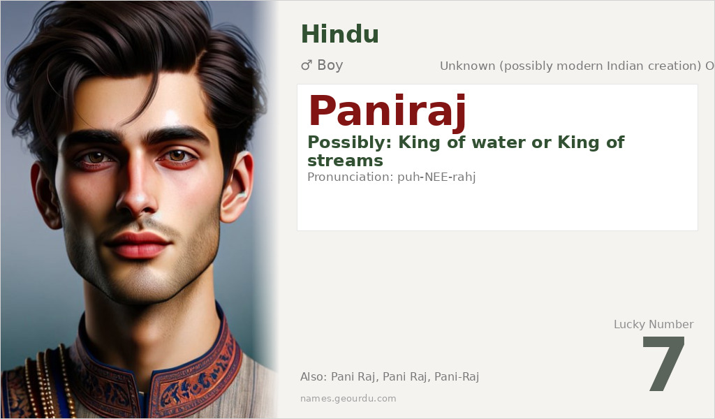 Paniraj Name Meaning and Details