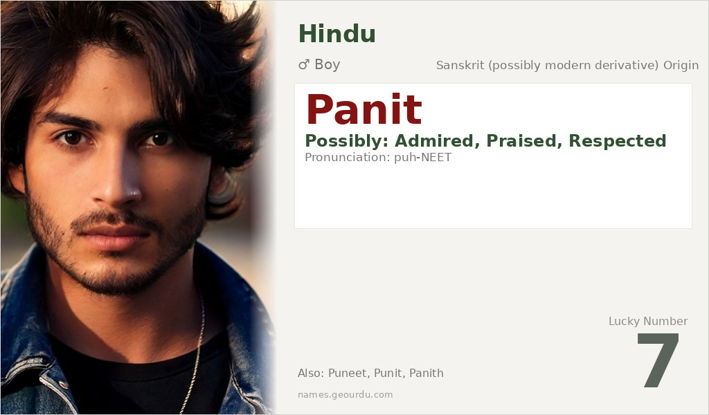 Panit Name Meaning and Details