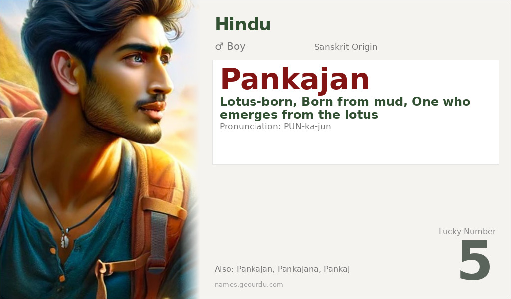 Pankajan Name Meaning and Details