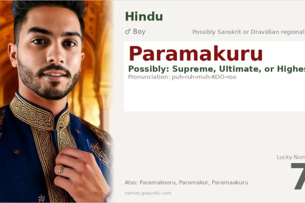 Paramakuru Meaning — Origin, Gender & Details (2025)