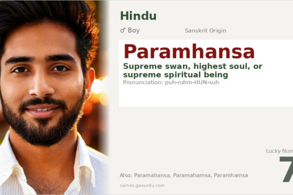 Paramhansa Name Meaning — Sanskrit Origin, Spiritual Significance & Details (2025)