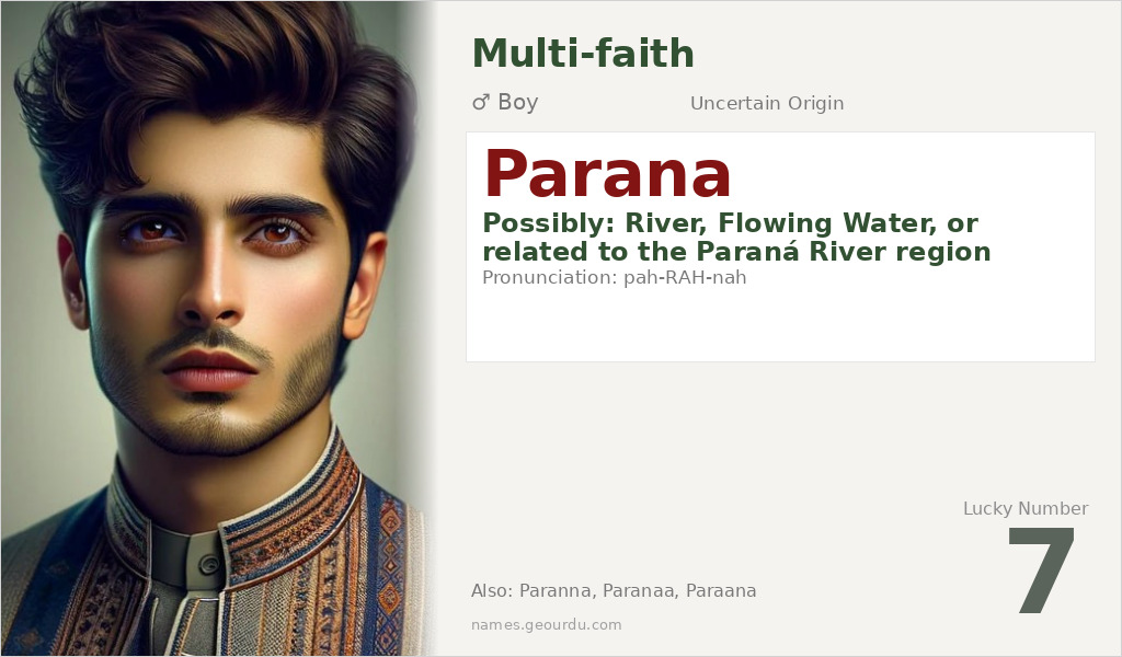Parana Name Meaning and Details