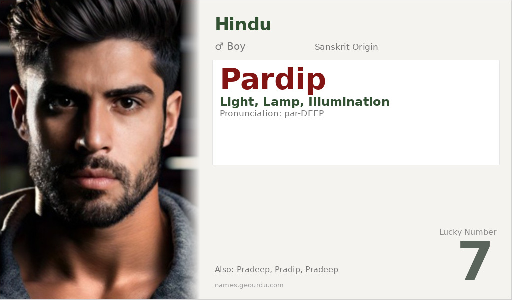 Pardip Name Meaning and Details