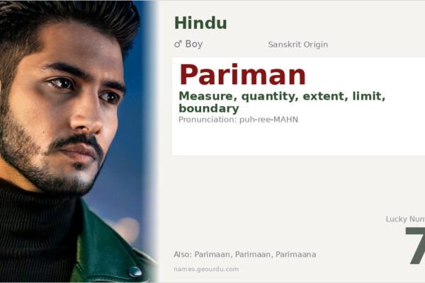 Pariman Name Meaning — Sanskrit Origin, Boy Name & Details (2025)