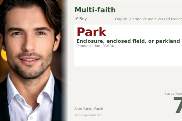 Park Name Meaning — English Origin, Boy Name & Details (2025)