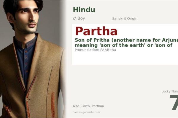 Partha Name Meaning — Sanskrit Origin, Boy Name & Details (2025)