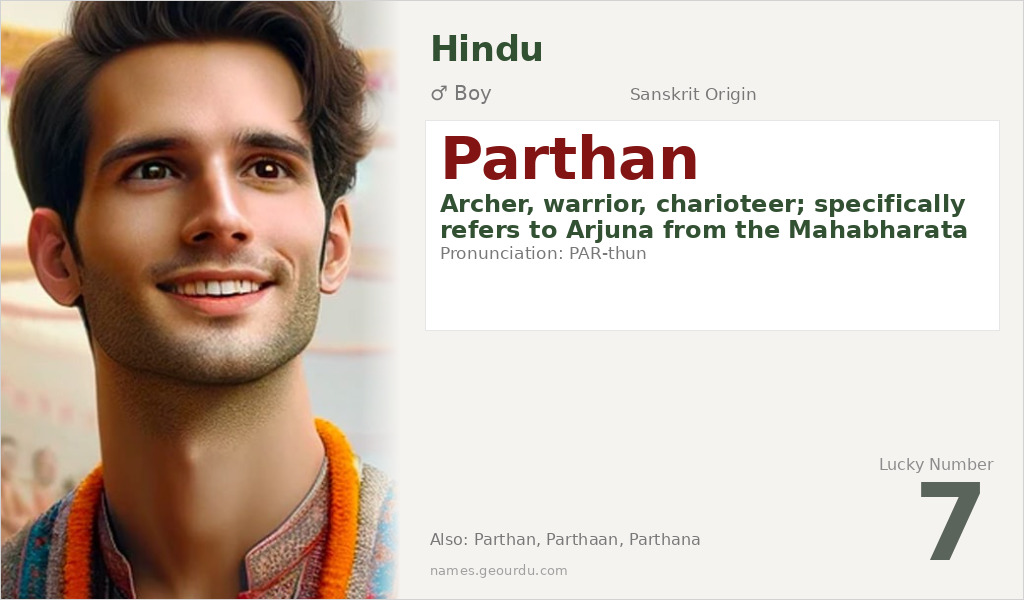 Parthan Name Meaning and Details