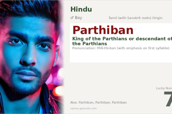 Parthiban Name Meaning — Tamil Origin, Royal History & Details (2025)