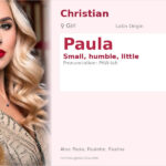 Paula Name Meaning and Details