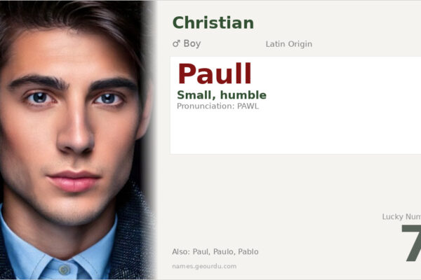 Paull Name Meaning — Latin Origin, Boy Name & Christian Significance (2025)