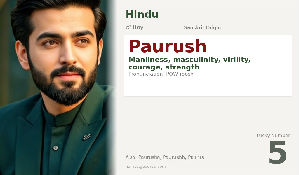 Paurush Name Meaning and Details