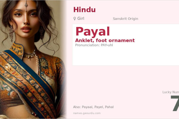 Payal Name Meaning — Sanskrit Origin, Girl Name & Cultural Significance (2025)
