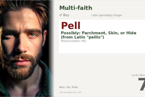 Pell Name Meaning — Origin, Gender & Details (2025)