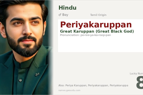 Periyakaruppan Name Meaning — Tamil Origin, Boy & Details (2025)
