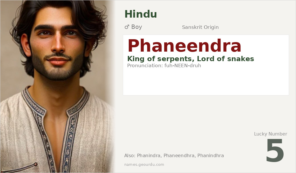 Phaneendra Name Meaning and Details