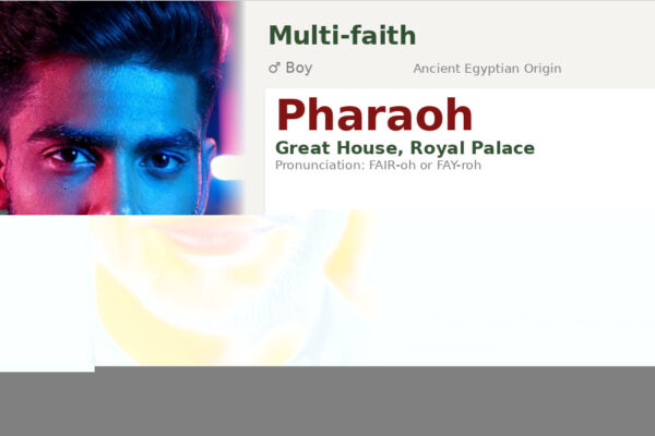 Pharaoh Name Meaning — Ancient Egyptian Origin & Royal Significance (2025)