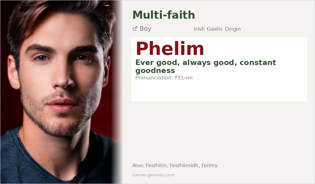 Phelim Name Meaning and Details