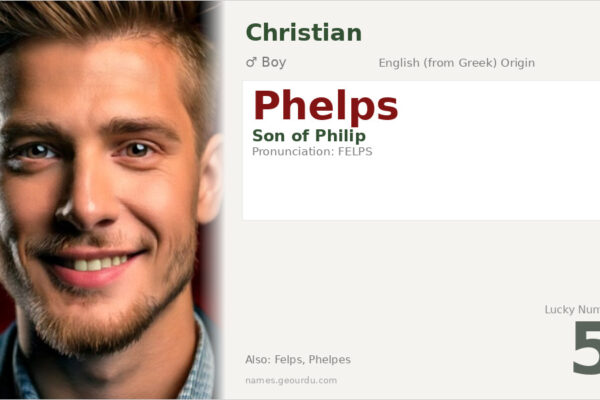 Phelps Name Meaning — Origin, Gender & Details (2025)