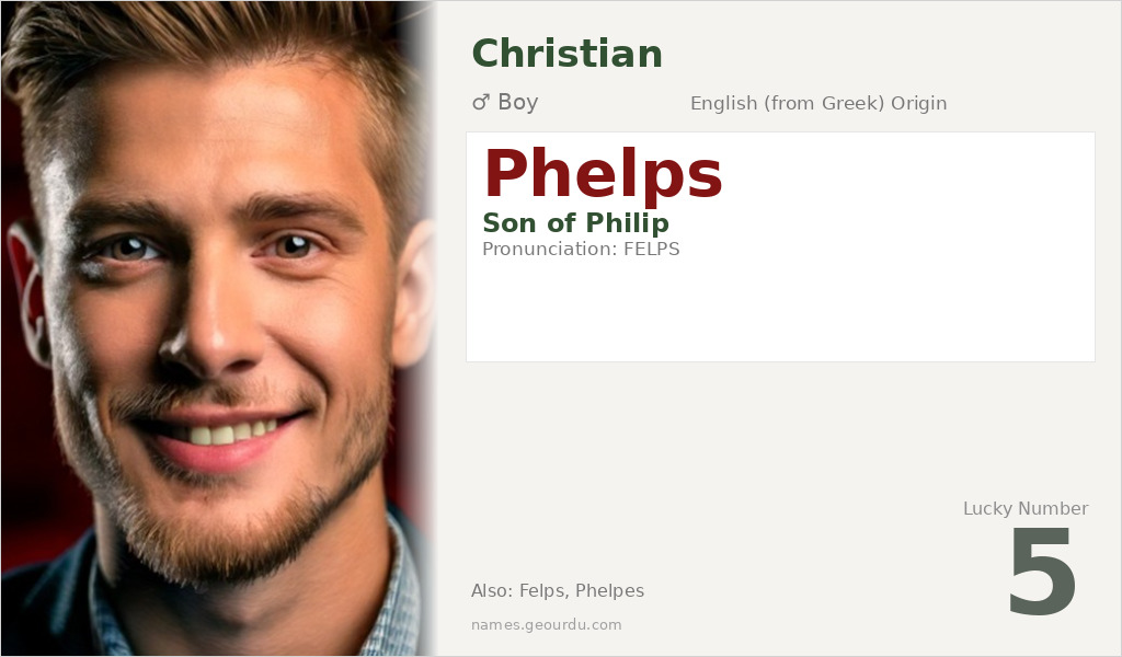 Phelps Name Meaning and Details