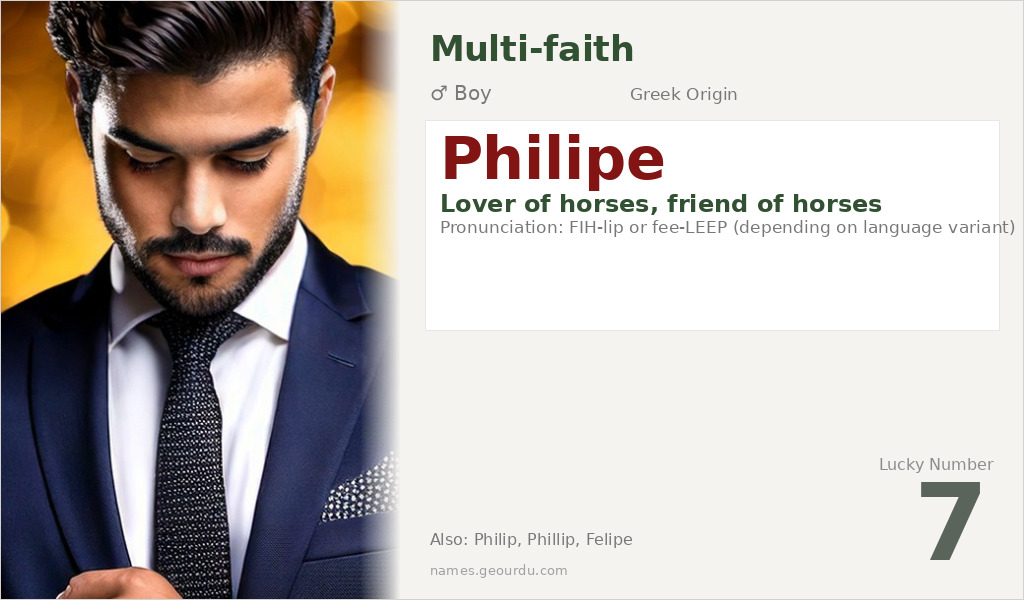 Philipe Name Meaning and Details