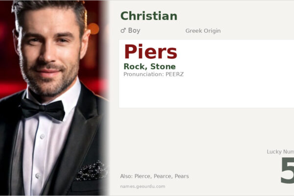 Piers Name Meaning — Origin, Gender & Details (2025)