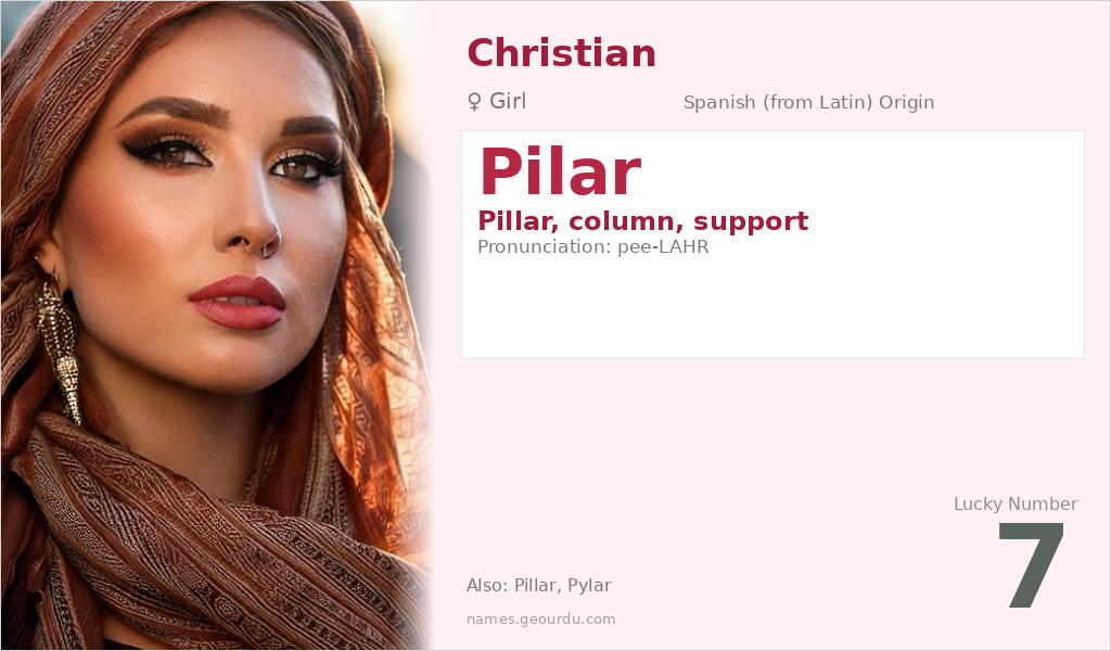 Pilar Name Meaning and Details