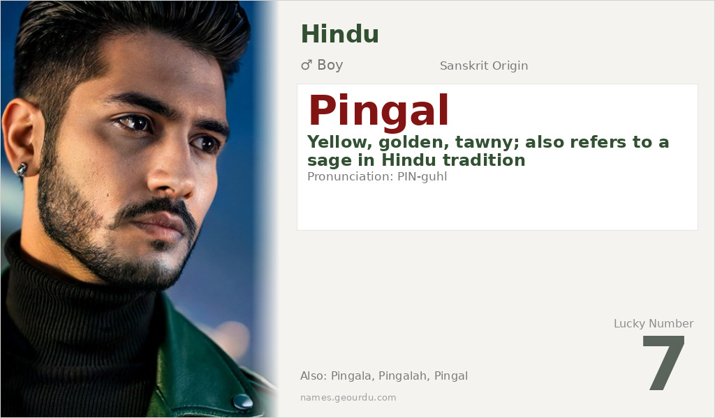 Pingal Name Meaning and Details