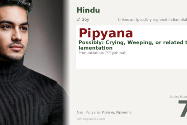 Pipyana Name Meaning — Origin, Gender & Details (2025)