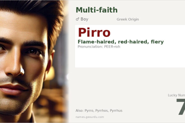 Pirro Name Meaning — Greek Origin, Boy Name & History (2025)