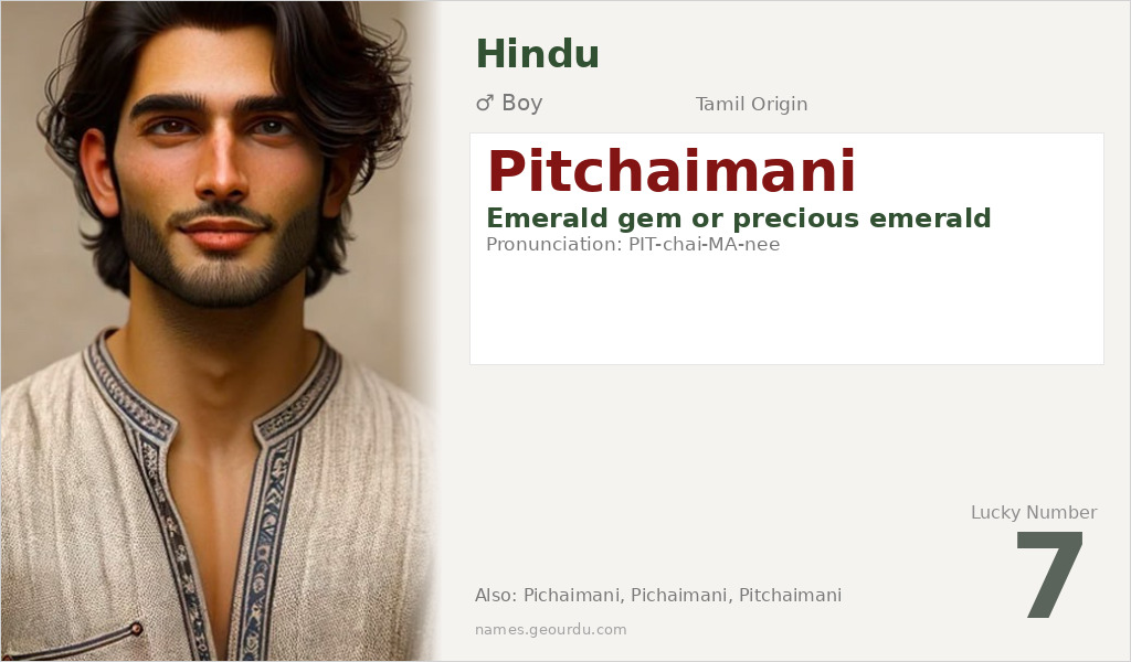 Pitchaimani Name Meaning and Details
