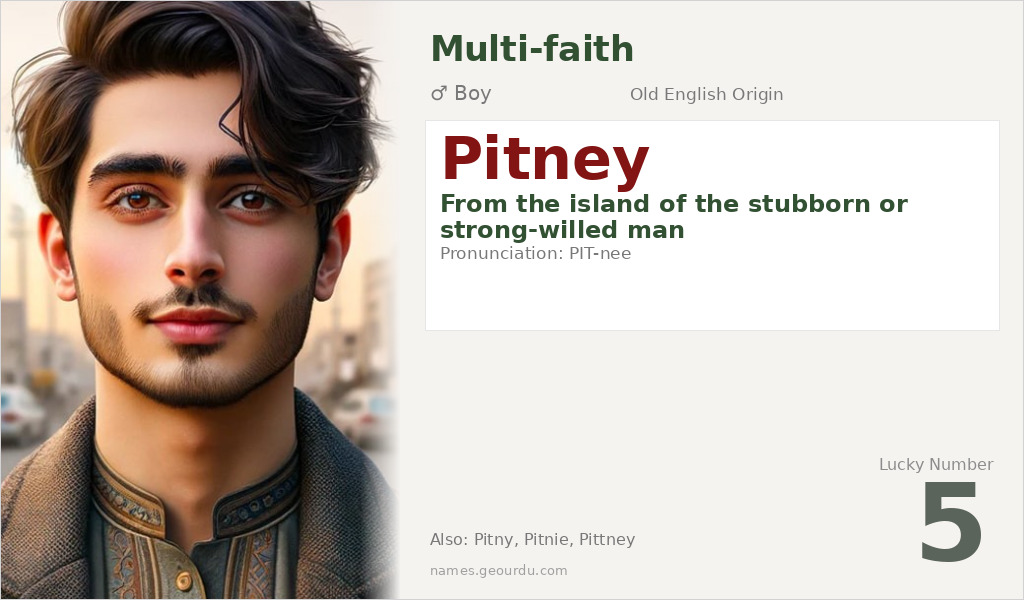 Pitney Name Meaning and Details