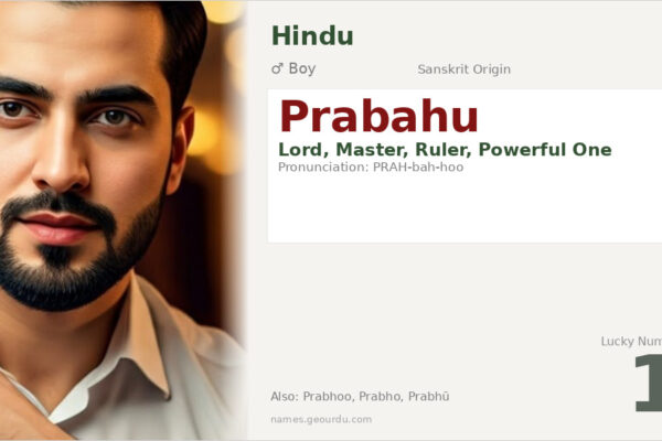 Prabahu Name Meaning — Sanskrit Origin, Boy Name & Details (2025)