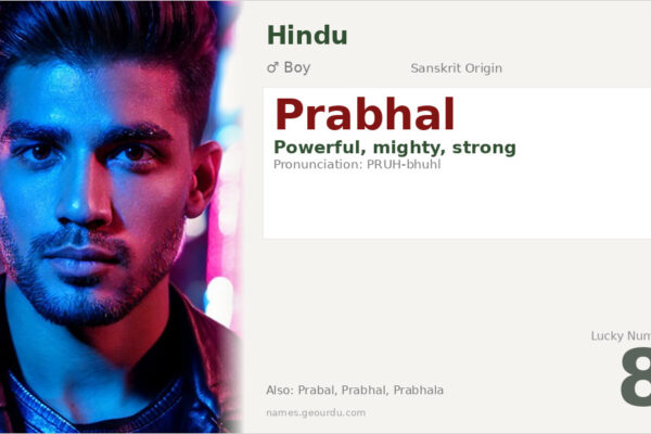 Prabhal Name Meaning — Sanskrit Origin, Boy Name & Details (2025)