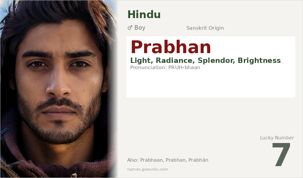 Prabhan Name Meaning and Details