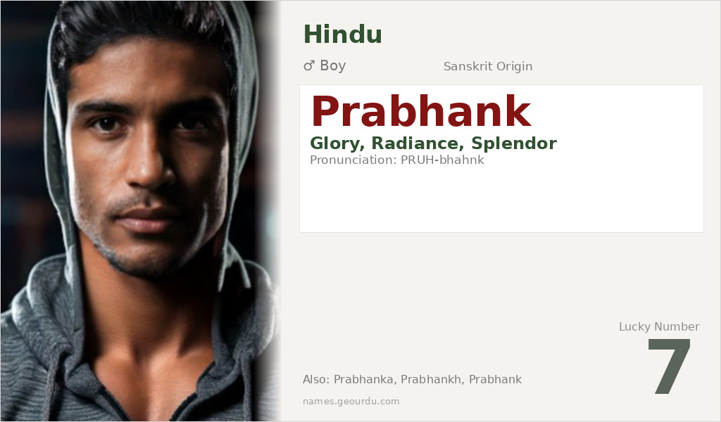 Prabhank Name Meaning and Details