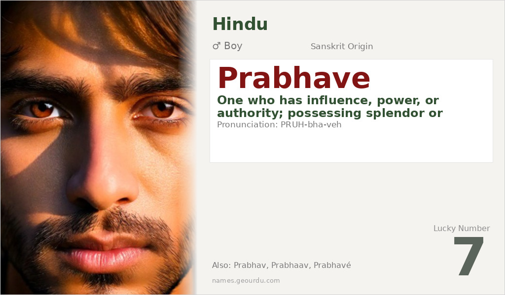 Prabhave Name Meaning and Details