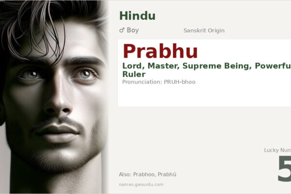 Prabhu Name Meaning — Sanskrit Origin, Boy Name & Details (2025)