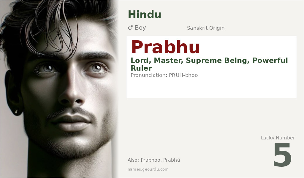 Prabhu Name Meaning and Details