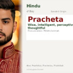 Pracheta Name Meaning and Details
