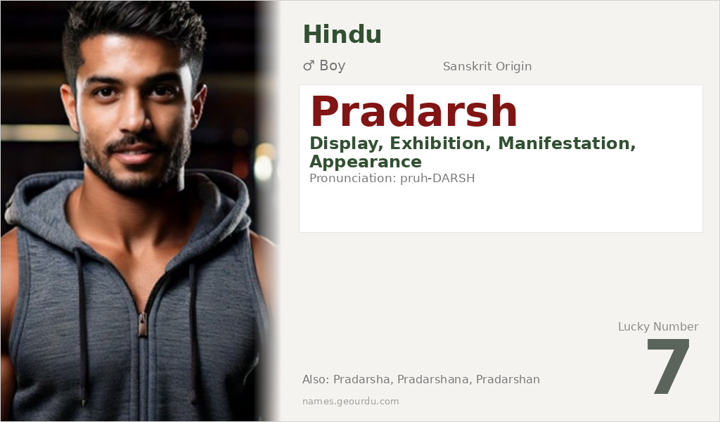 Pradarsh Name Meaning and Details