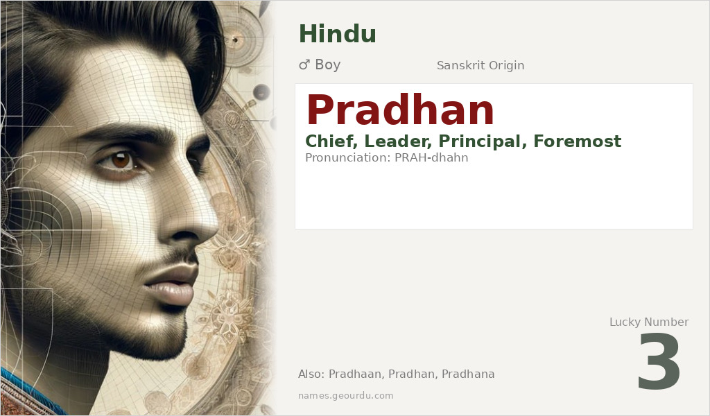 Pradhan Name Meaning and Details