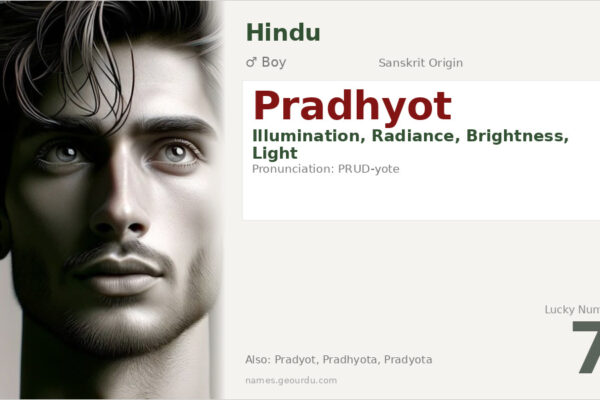 Pradhyot Name Meaning — Sanskrit Origin, Boy Name & Details (2025)
