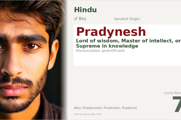 Pradynesh Name Meaning — Sanskrit Origin, Boy Name & Details (2025)