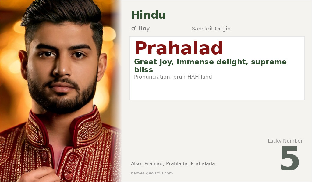 Prahalad Name Meaning and Details
