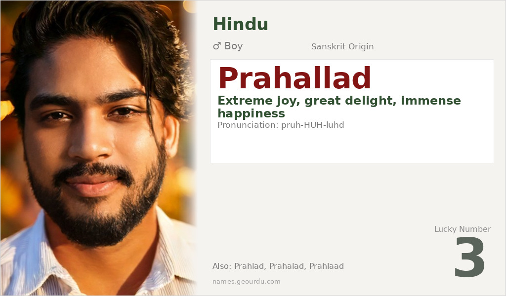 Prahallad Name Meaning and Details