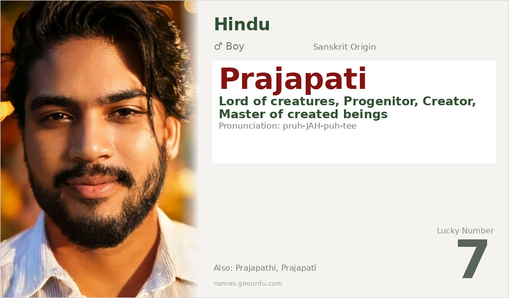 Prajapati Name Meaning and Details